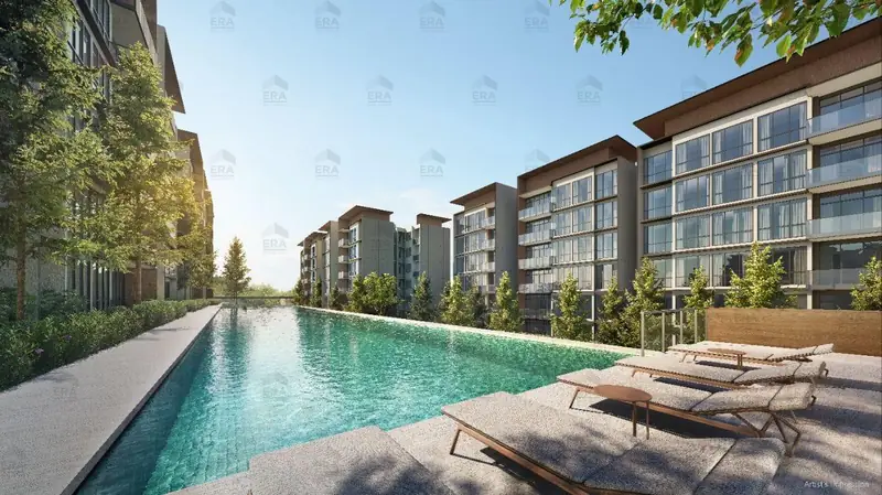 Amberwood at Holland pool deck, artist's impression