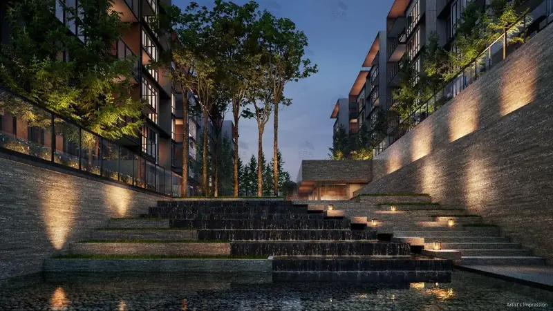 Amberwood at Holland water terrace, artist's impression