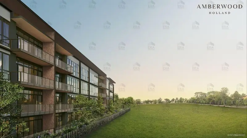 Amberwood at Holland view towards Old Holland Road, artist's impression