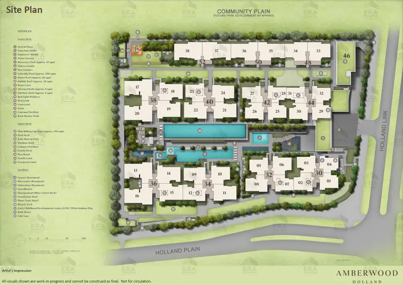 Amberwood at Holland site plan