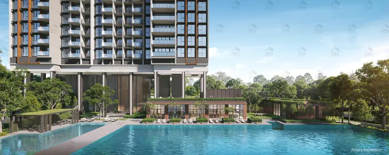 Hudson Place Residences pool deck, artist's impression