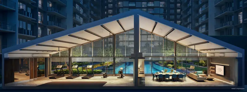 Lucerne Grand gym and function room, artist's impression