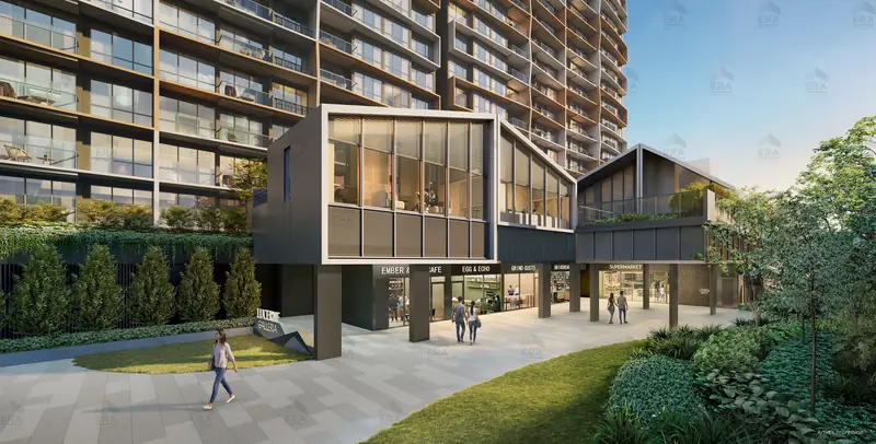 Lucerne Grand retail podium, artist's impression
