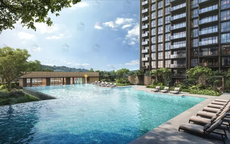 Narra Residences leisure pool, artist's impression