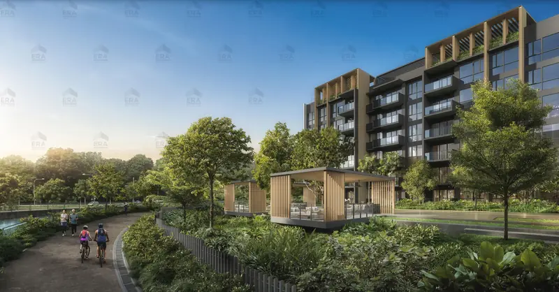 Narra Residences nature trail, artist's impression