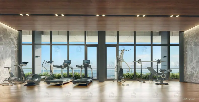 Newport Residences gym, artist's impression