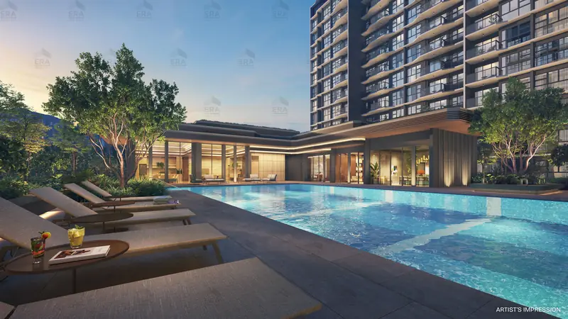 Pinery Residences family pool, artist's impression