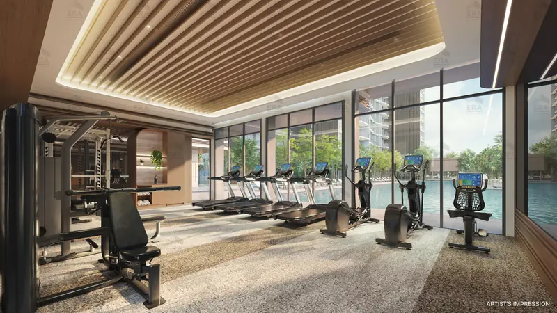 Pinery Residences gym, artist's impression