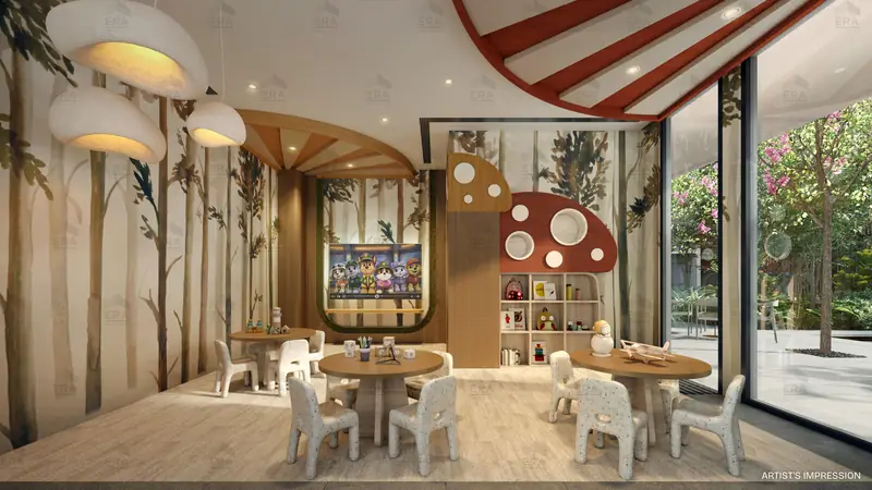 Pinery Residences kids' party room, artist's impression