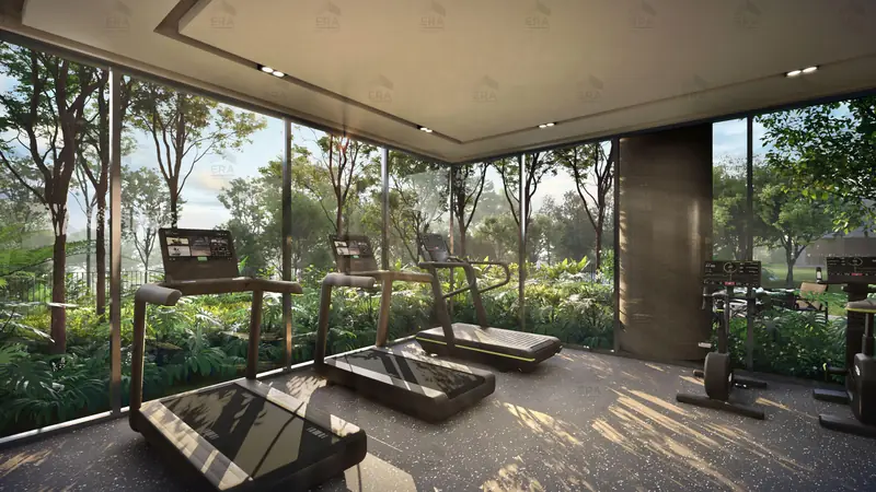 River Modern gym, artist's impression