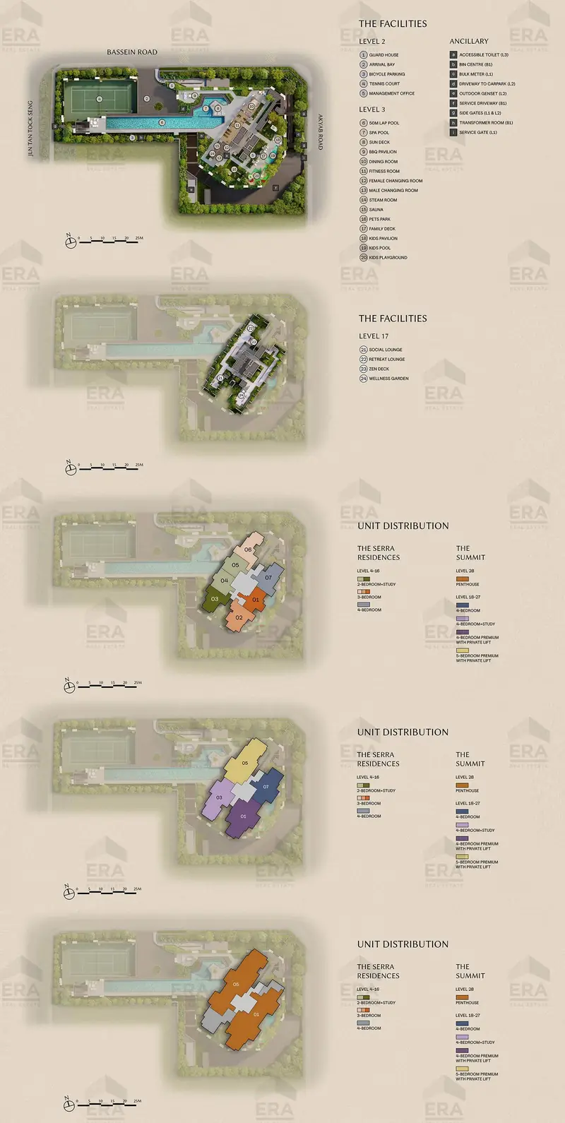 The Serra Residences site plan