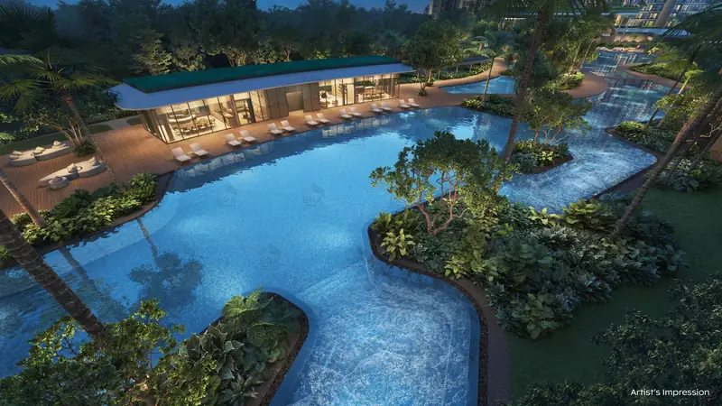 Thomson Reserve canopy lap pool, artist's impression