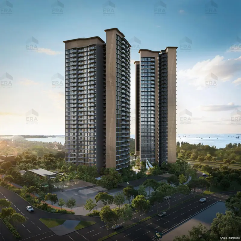 Vela Bay towers, artist's impression