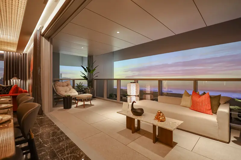 W Residences Marina View 5-bedroom showflat balcony