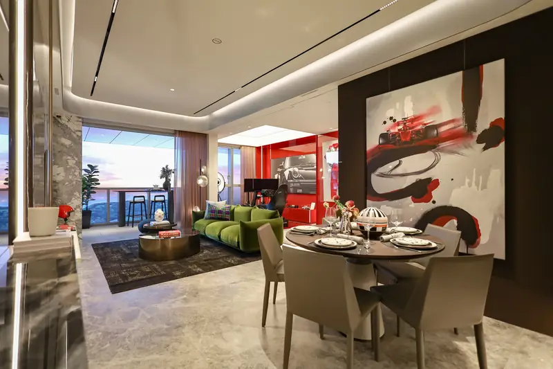W Residences Marina View 3-bedroom showflat dining room