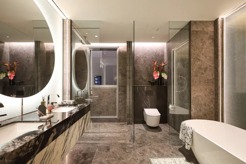 W Residences Marina View 5-bedroom showflat master bathroom
