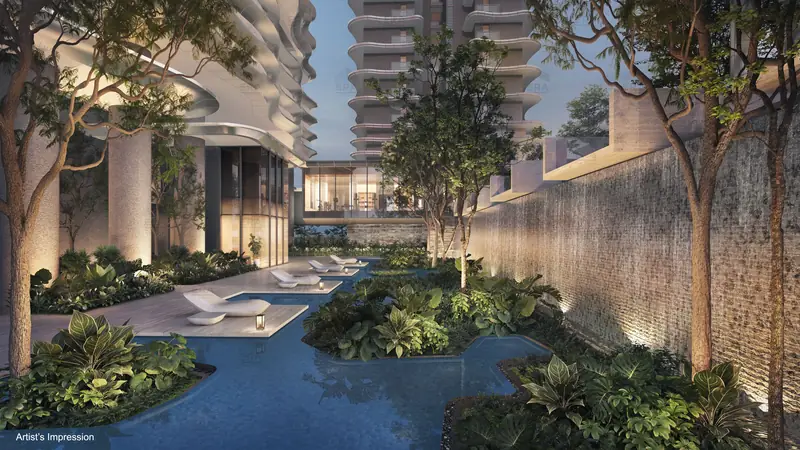 Zyon Grand waterfall cove, artist's impression